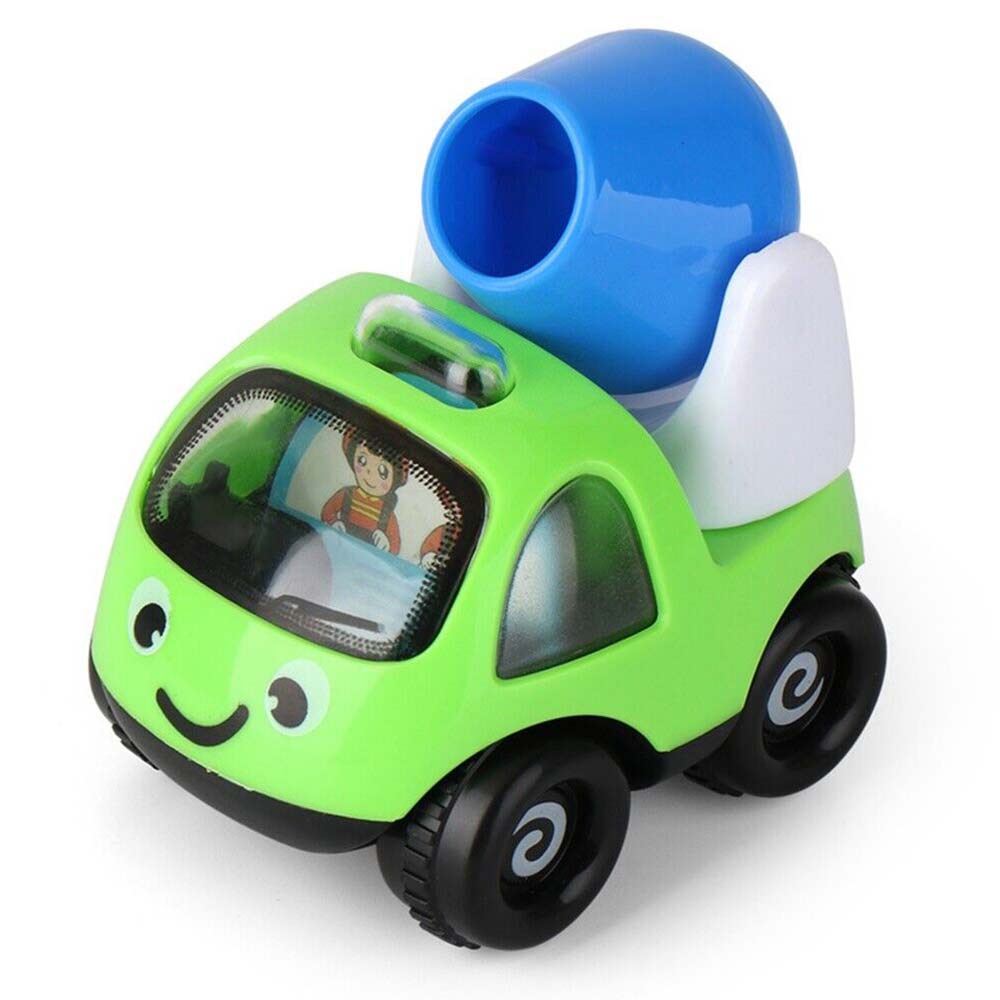 4Pcs Toy Gifts Cars Pull Back and Go Vehicles Set for Boys Toddler Kids Baby