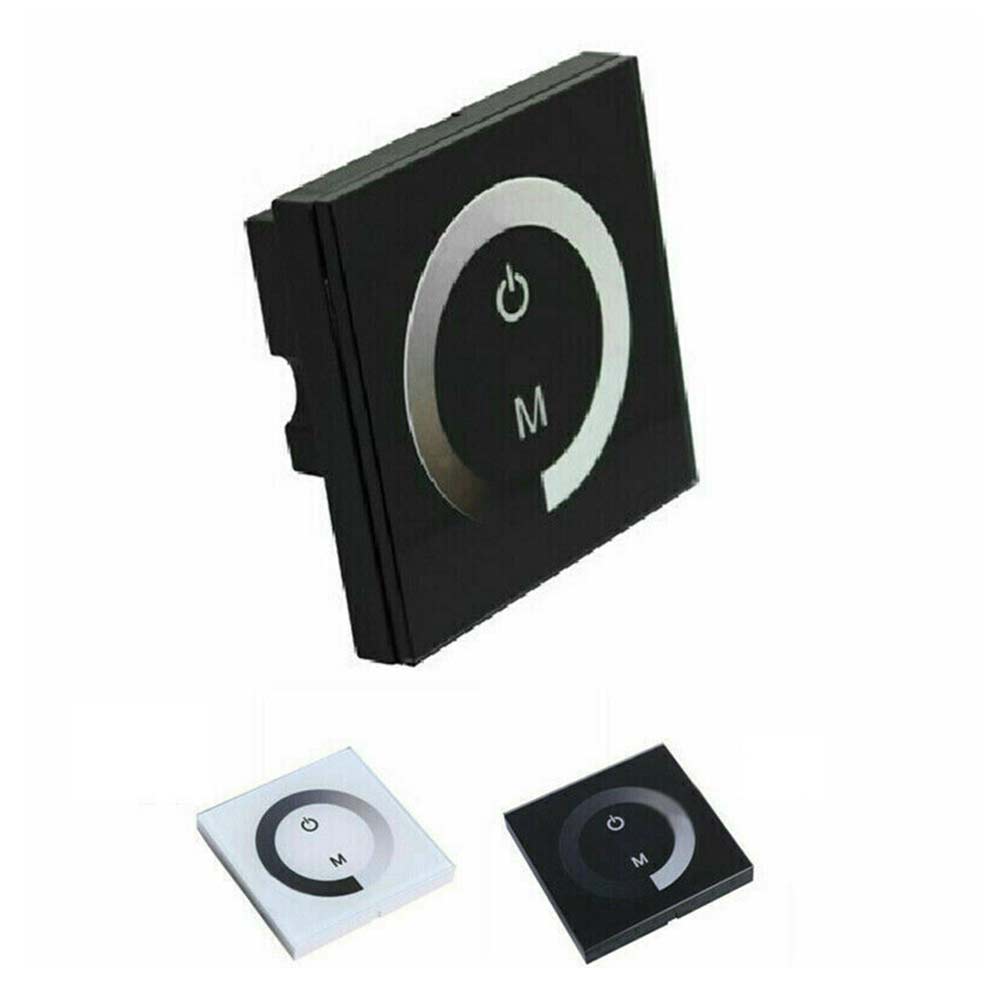 12V-24V Touch Panel LED Light Lamp Dimmer Smart Controller Wall Mounted Switch