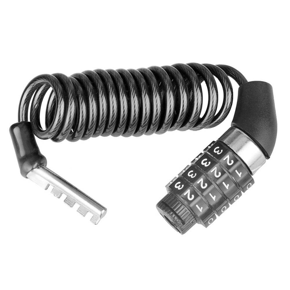 Helmet Lock Chain 4 Digit Password Combination Bike Motorcycle Anti-theft Lock