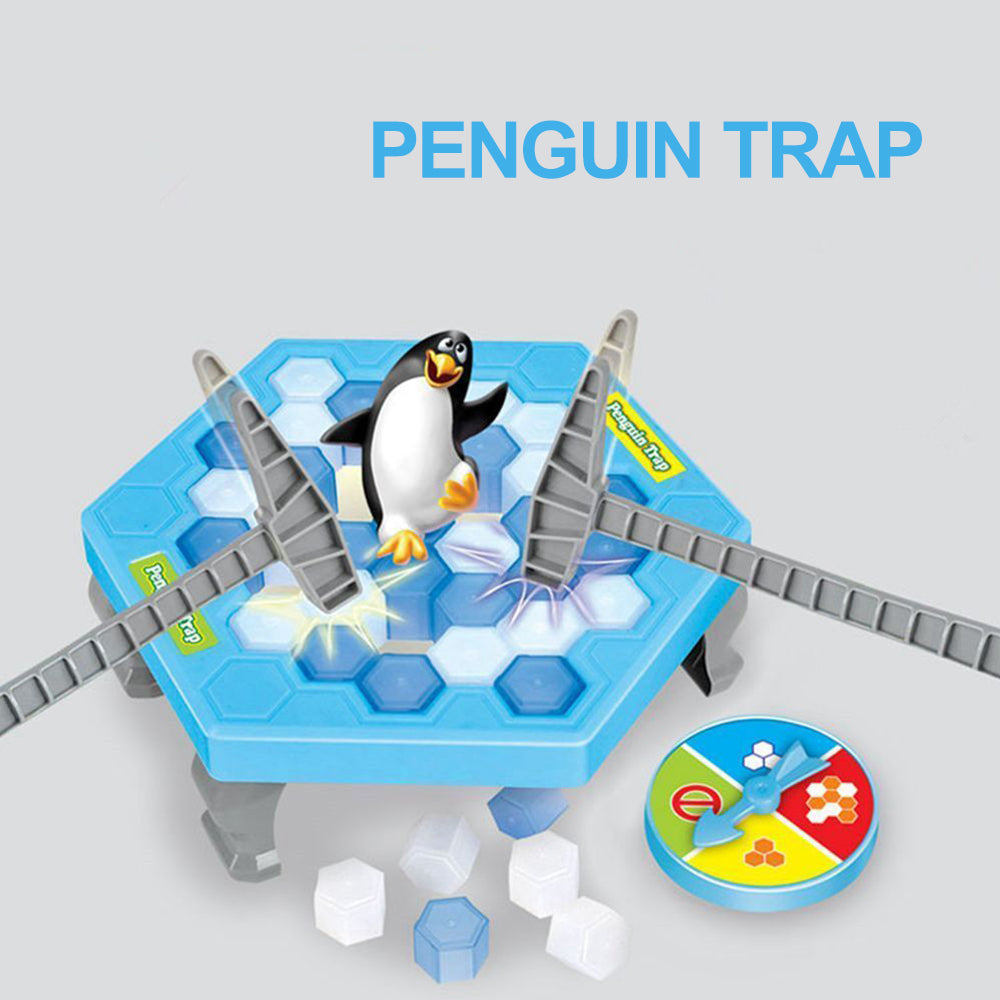 Hammer Penguin Save the Penguins on Ice Game Break Ice Block Trap Family FunGame