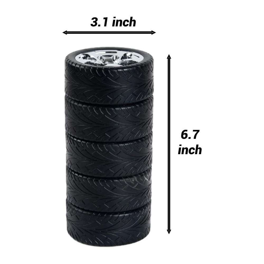 Tire Design Coffee Mug - Stainless Steel Thermal Cup, 11 oz / 300ml