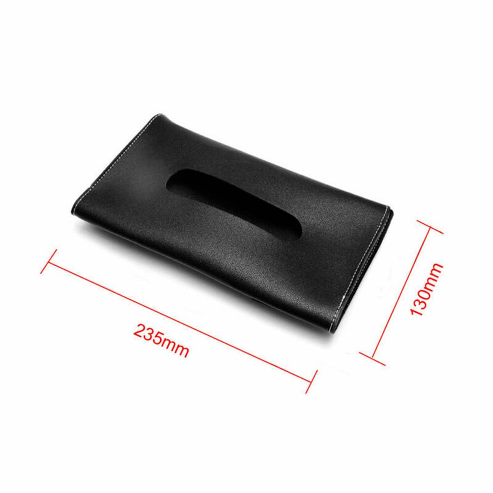 Car Interior Sun Visor Tissue Box Paper Towel Case Strap Napkin Holder