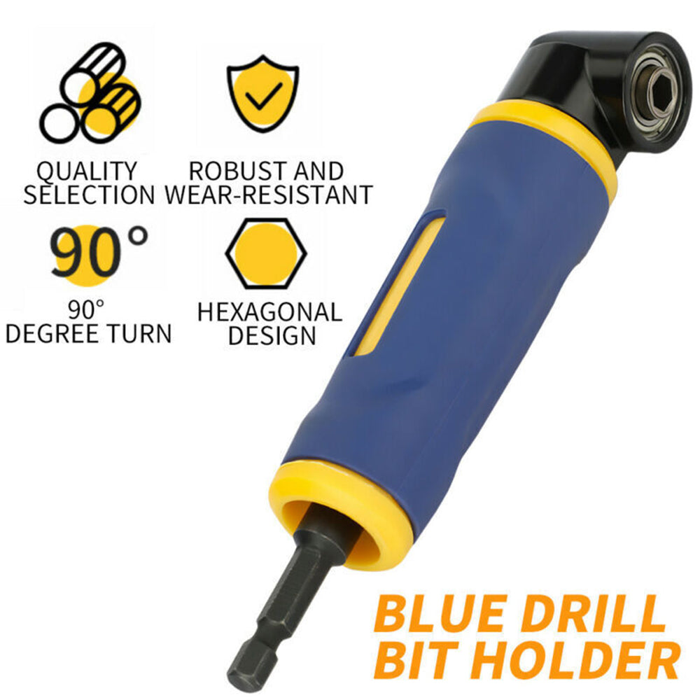 90 Degree Right Angle Extension Driver Electric Screwdriver Drill Bit Holder AU