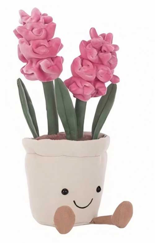 Amuseables Tulip Pot Soft Toy – Cute Flowerpot Plush with Textured Tulip & Felt Pot, Desk Decor Gift
