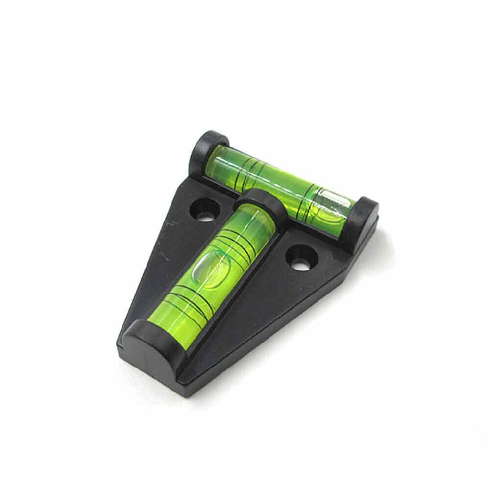 2x Spirit Level Caravan RV Bubble Leveler Camper Car Trailer T-type Boat Black