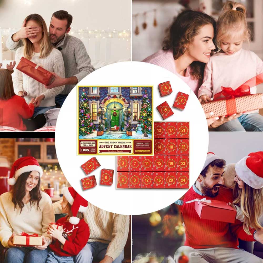 Advent Calendar Jigsaw Puzzles Christmas Countdown Puzzles Gift