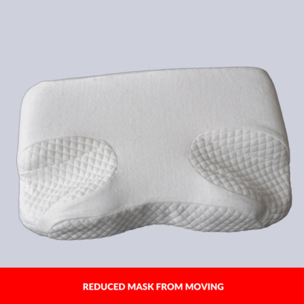 CPAP Memory Foam Pillow Side Sleepers Sleep Apnea Snoring Machine Stop Mask Leak