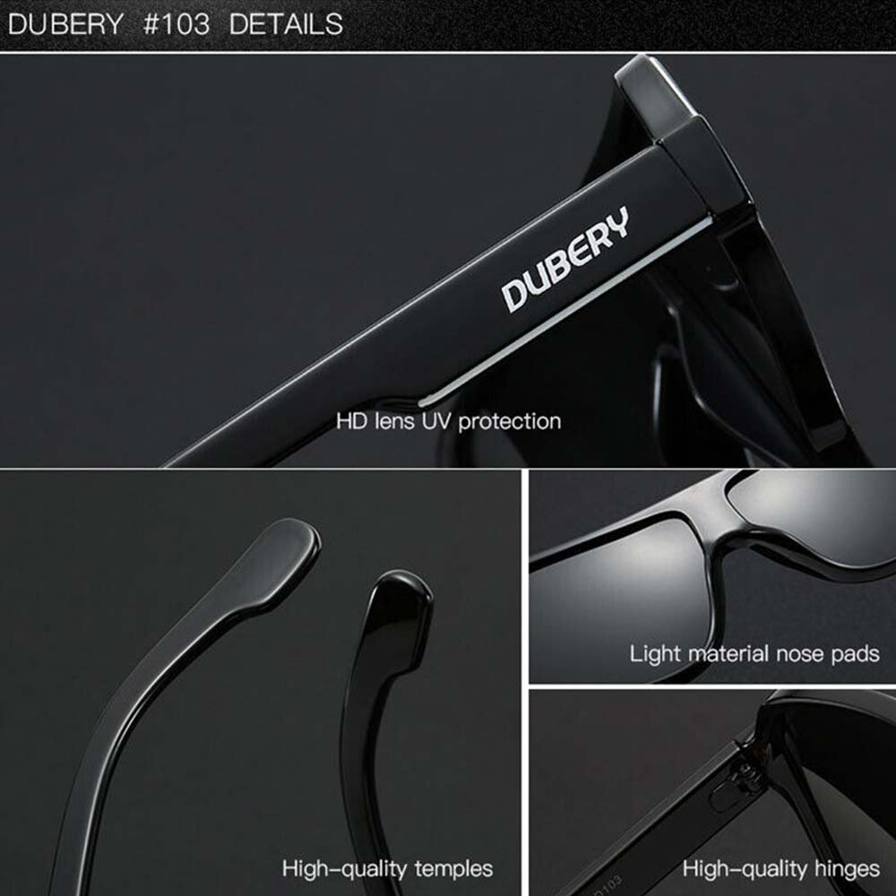 Mens Dubery Sunglasses Polarized UV400 Glasses Driving Fishing Eyewear