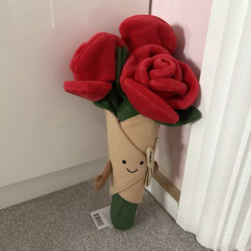 Amuseable Rose Bouquet soft toy Doll 30cm