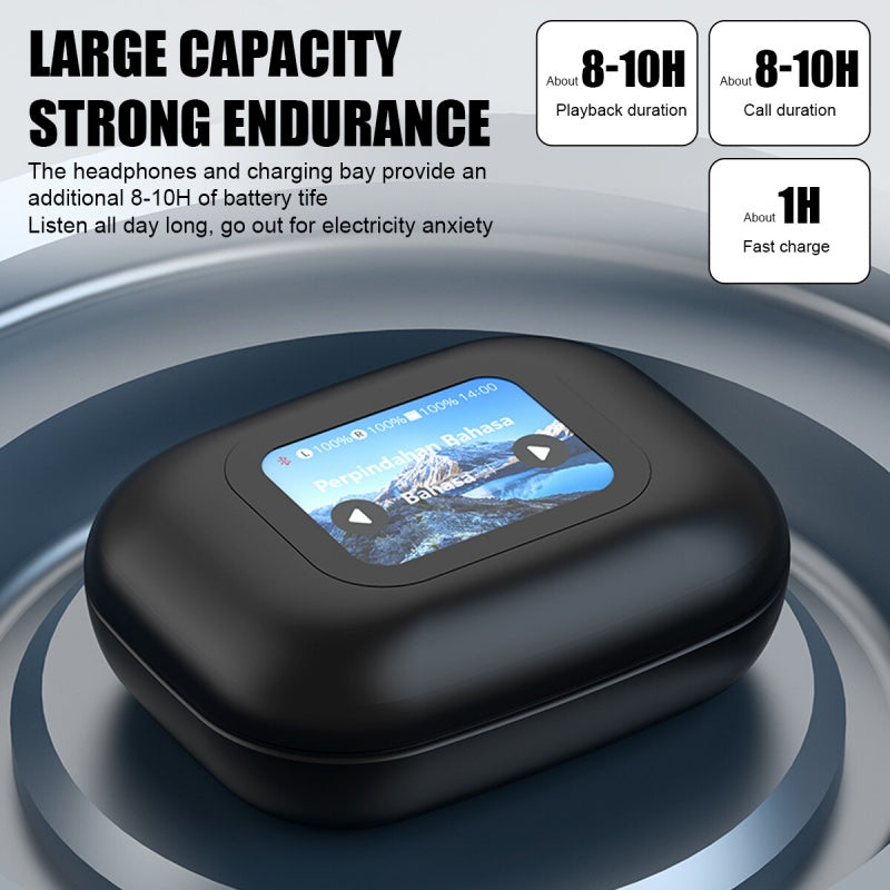 Bluetooth AI Translator Earbuds 144+ Language Real-Time Translate Earphones
