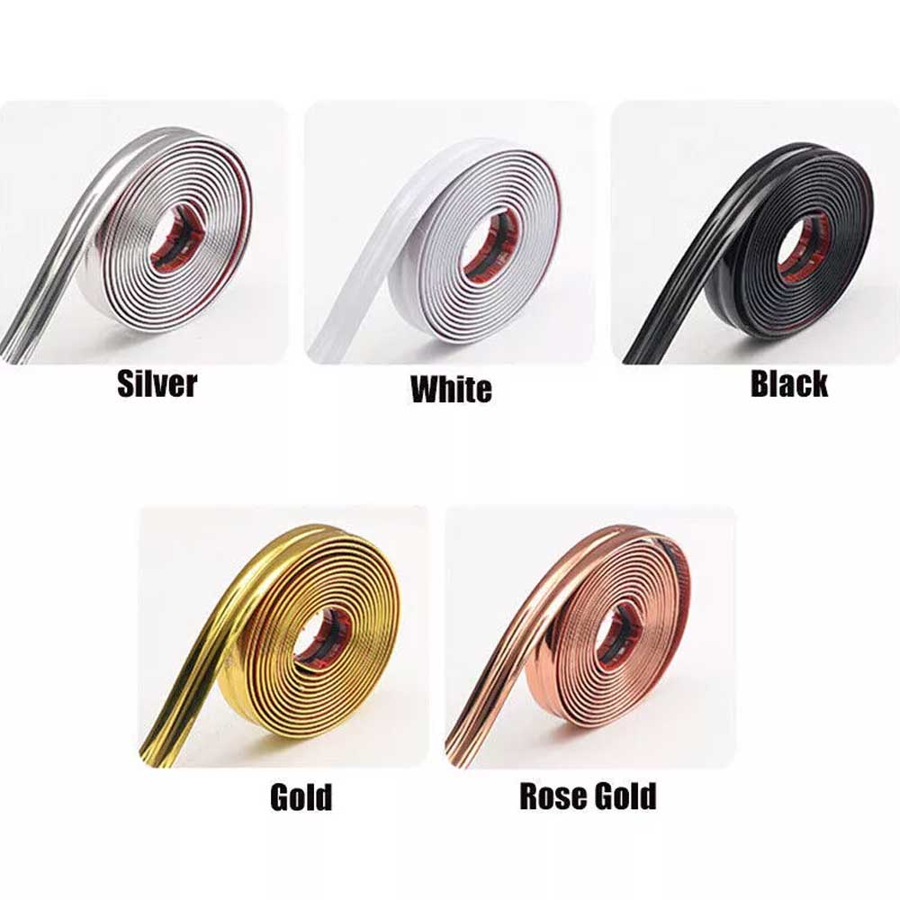 3m Self Adhesive Wall Edging Strip Flexible Corner Angle Trim Living Room Kitchen