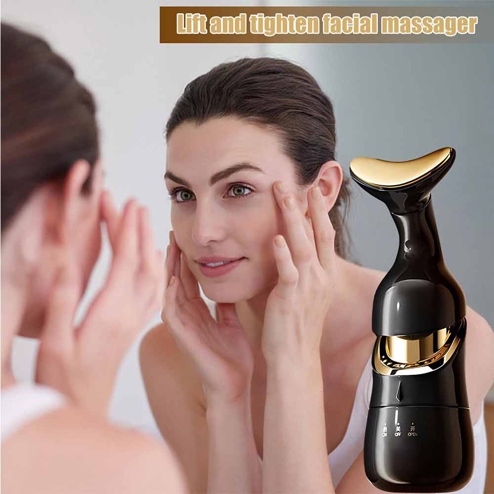 Electric Facial LED Beauty Neck Face Lifting Face Massager Anti Aging Care Women
