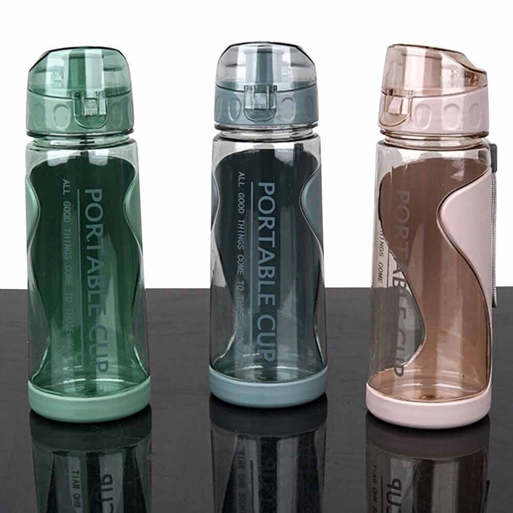 Leakproof Gym Bottle Drink Mugs Unisex Portable Sports Water Bottle BPA Free