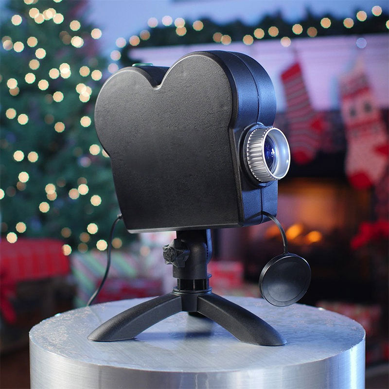 Christmas Halloween Holographic Projector Window Display Stage Lamp 12 Movies