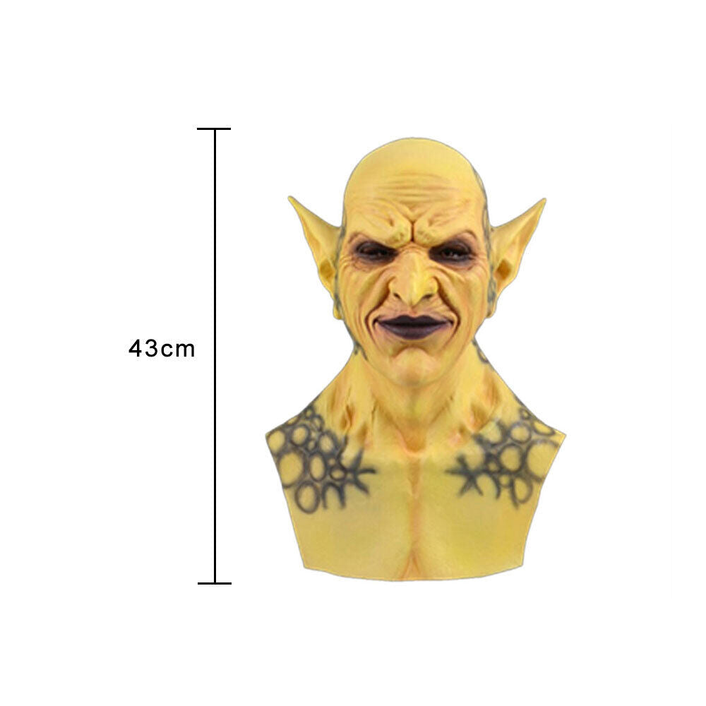 Fallen Angel Lie Game Dark Devil Halloween Horro Mask Costume Vendetta Party Props
