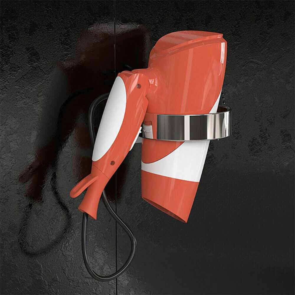 Hairdryer Bracket Stand Wall Mount Hair Dryer Holder Bathroom Storage Rack