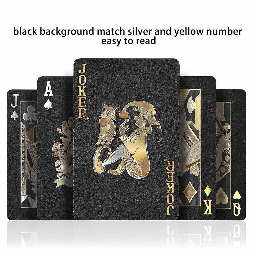 Poker Waterproof PVC Plastic Playing Cards Set Classic Magic Player Tricks Tool