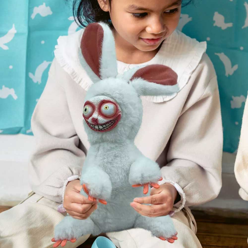 Crazy Bunny Plush Stuffed Doll Toy Cartoon Horro Halloween Party Scary Easter