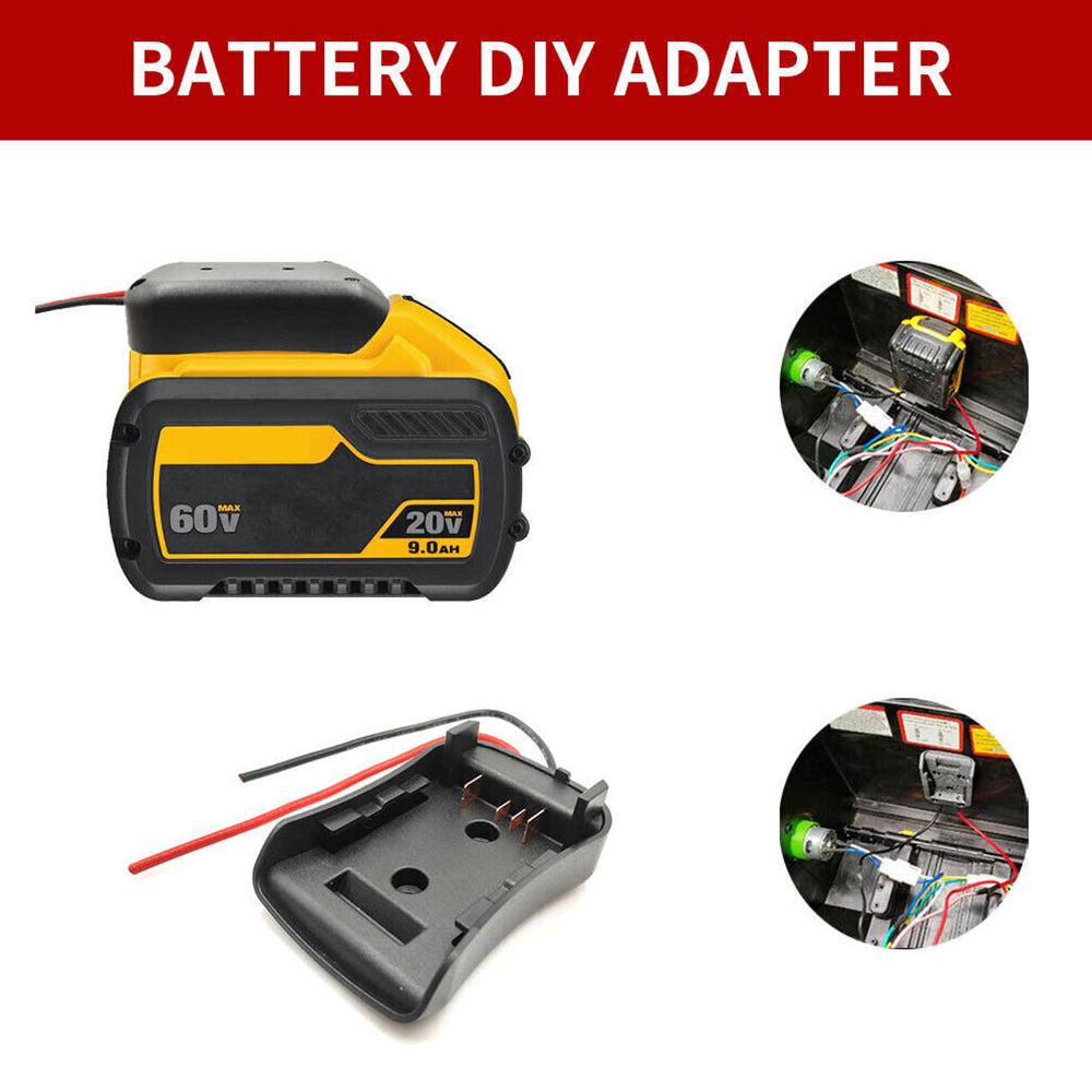 Lithium Battery Adapter for DeWALT Flexvolt 54/60V Max Battery Dock Connector