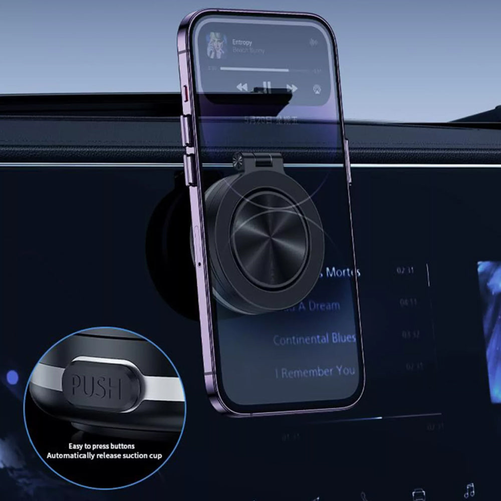 Car Mount Mobile Phone Magnetic Vacuum Adsorption Holder,Suction Cup Phone Mount