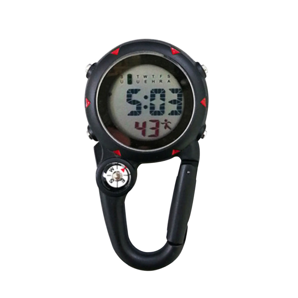 Clip-On Carabiner Fob Watch for Medical & Outdoor Professionals – Paramedic, Nurse, Chef, Hiker