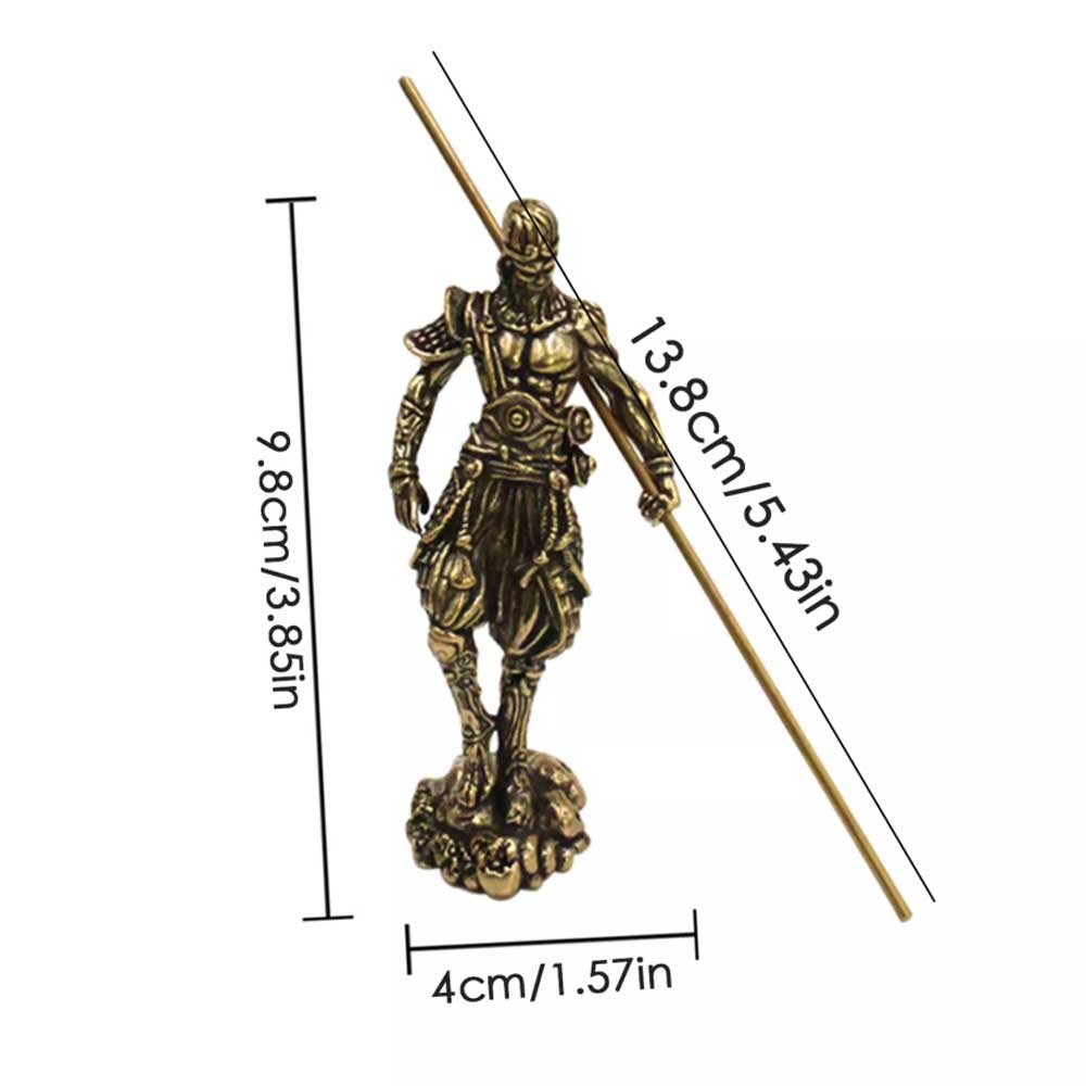 Black Myth 3D Wukong Figurine Ornaments Wukong Brass Miniature Figurines