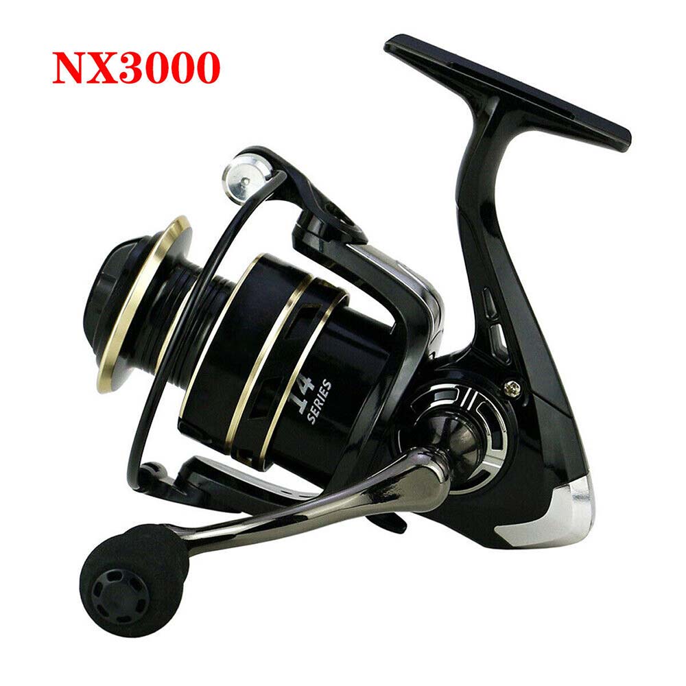 Fishing Reel HE2000-7000 Max Drag 10kg High Speed Metal Spool Spinning Reel