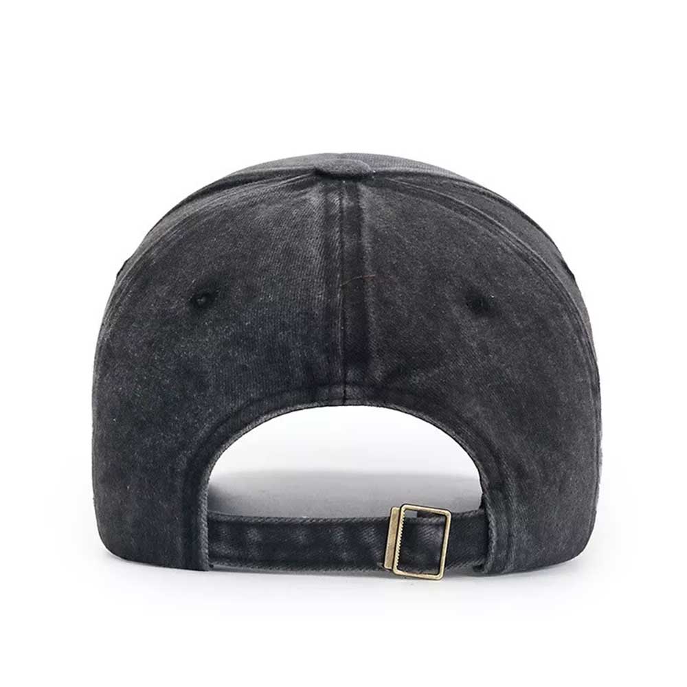 Trucker Baseball Cap Unisex Hip-hop Hat Sport Snapback Mens Adjustable Womens BLACK