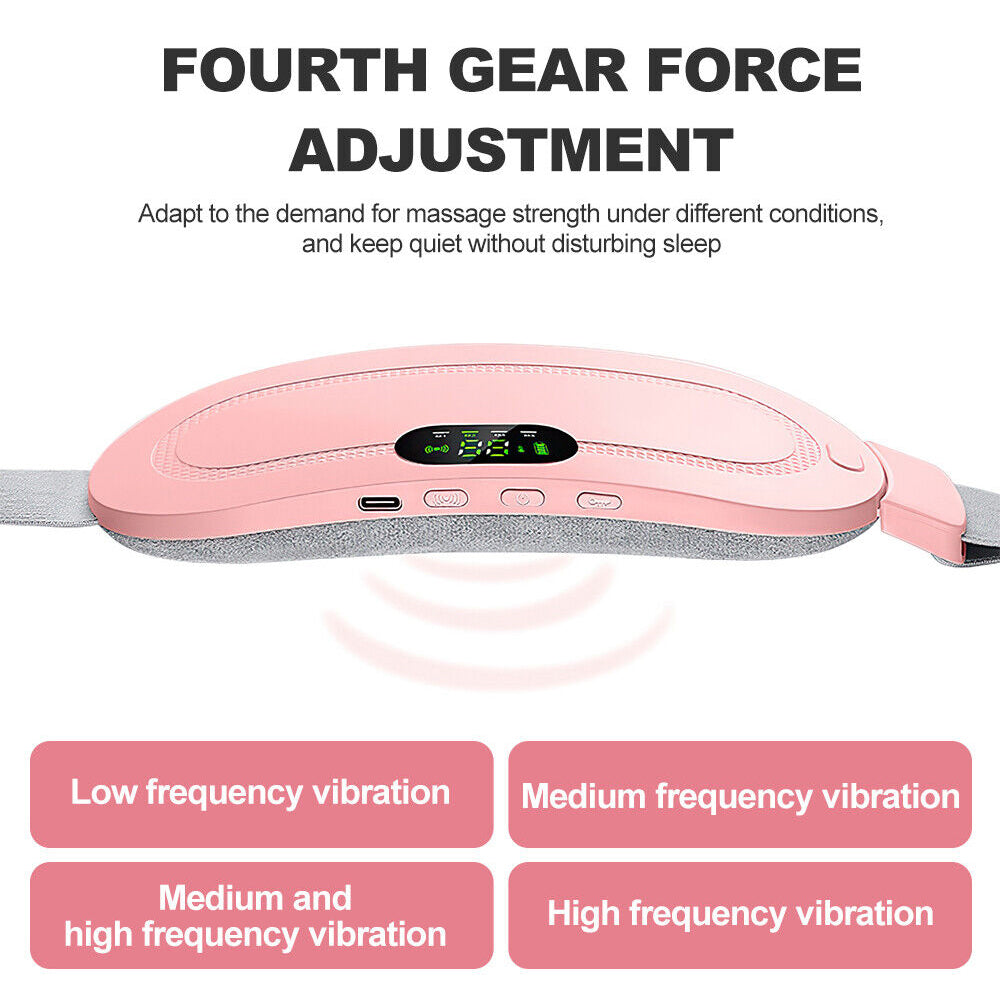Electric Heating Pad Massage Period Pain Relieve Therapy Menstrual Cramp Belt