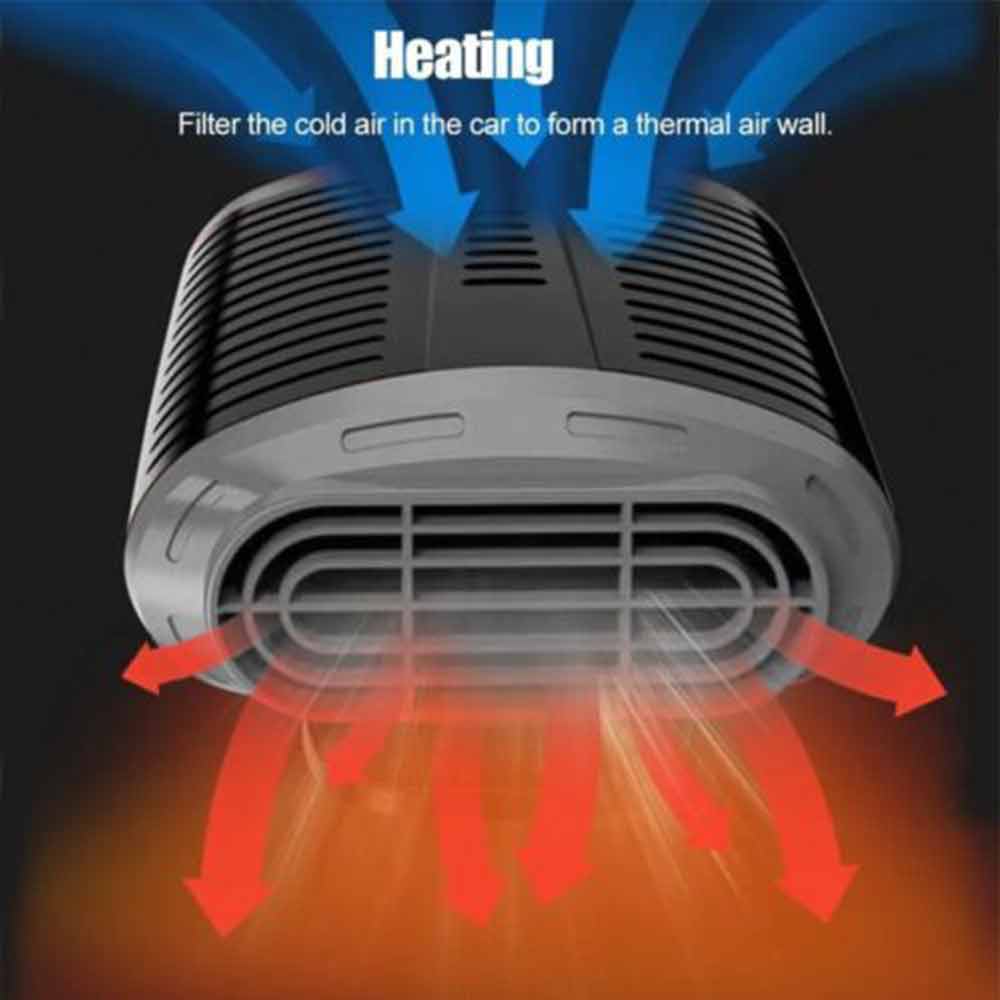 Electric Car Heater 12V Dc Heating Fan Defogger Defroster Demister Portable