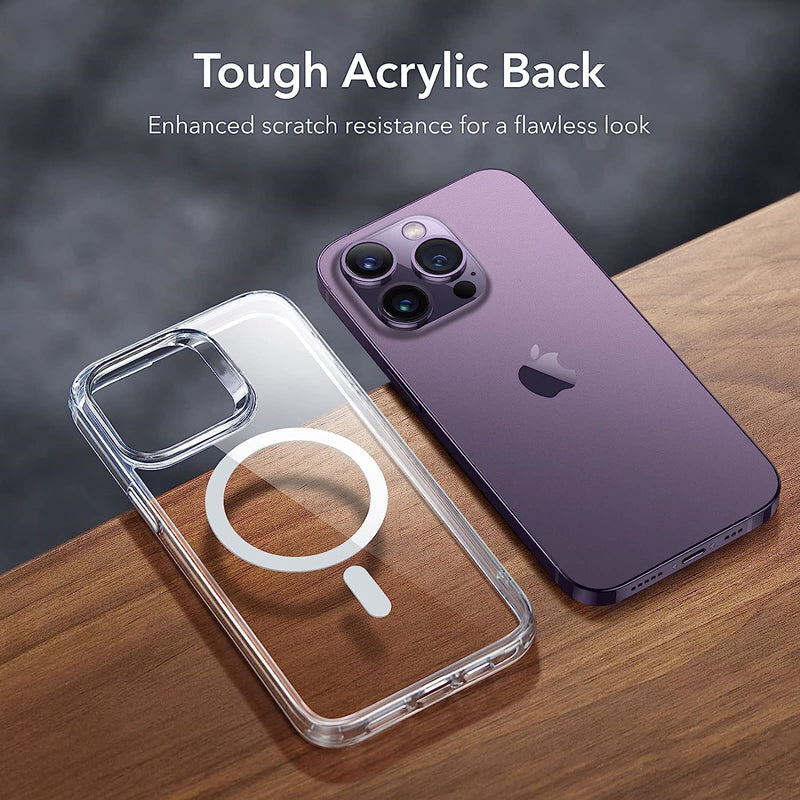 Clear Case For Magsafe For iPhone 15 14 Pro Max Magnetic Hard Acrylic Cover