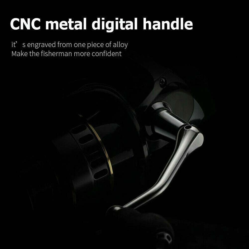 Fishing Reel HE2000-7000 Max Drag 10kg High Speed Metal Spool Spinning Reel