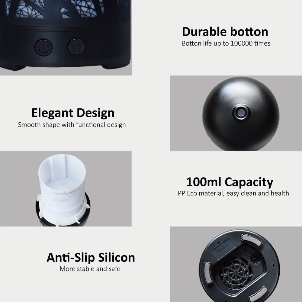 Clevinger Ultrasonic LED Colour Changing Diffuser / Air Humidifer
