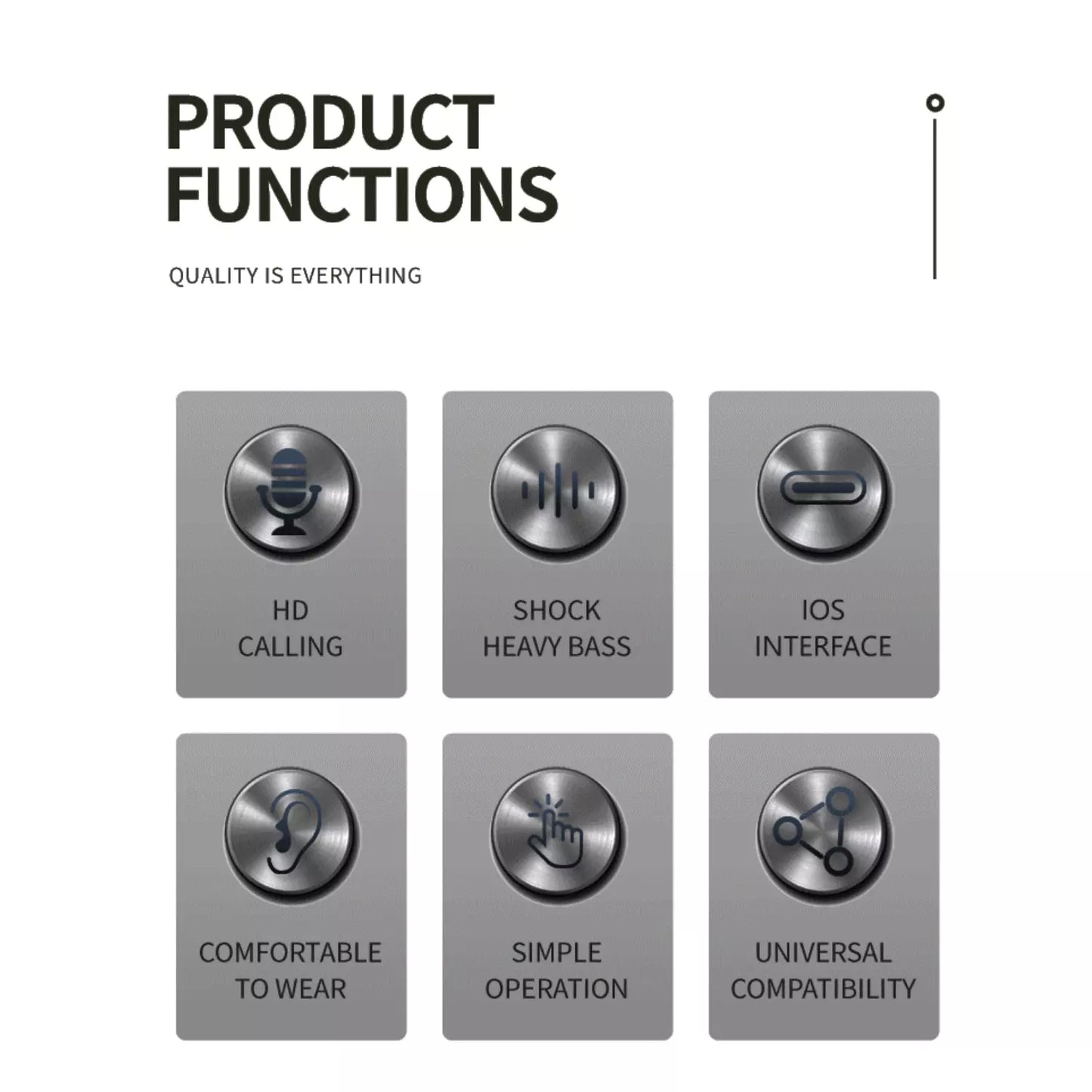Earphones Apple Lightning with Controller Compatible With (Bluetooth connection Suitable for iPhone 5 to iPhone 14 series)