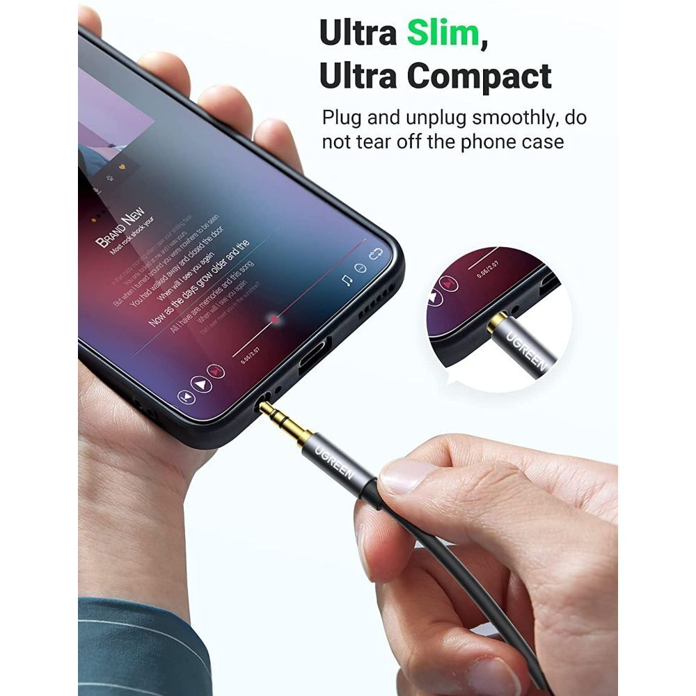 3.5mm AUX Extension Cable Male to Female Stereo Audio Auxiliary Ugreen