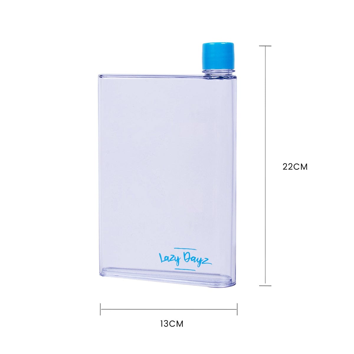 Lazy Dayz Flat Bottle 380ml - Blue