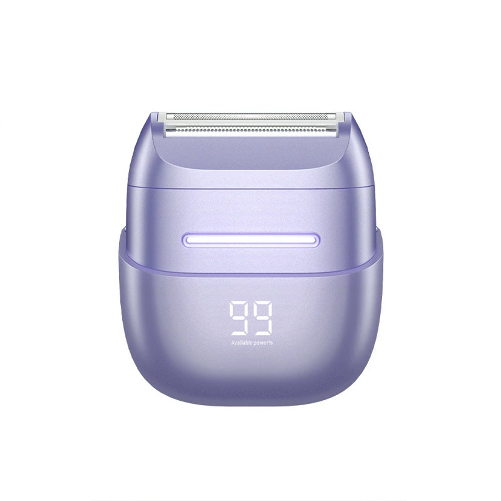 Women’s Waterproof Shaver – Dual-Blade Electric Razor for Sensitive Skin, USB LED