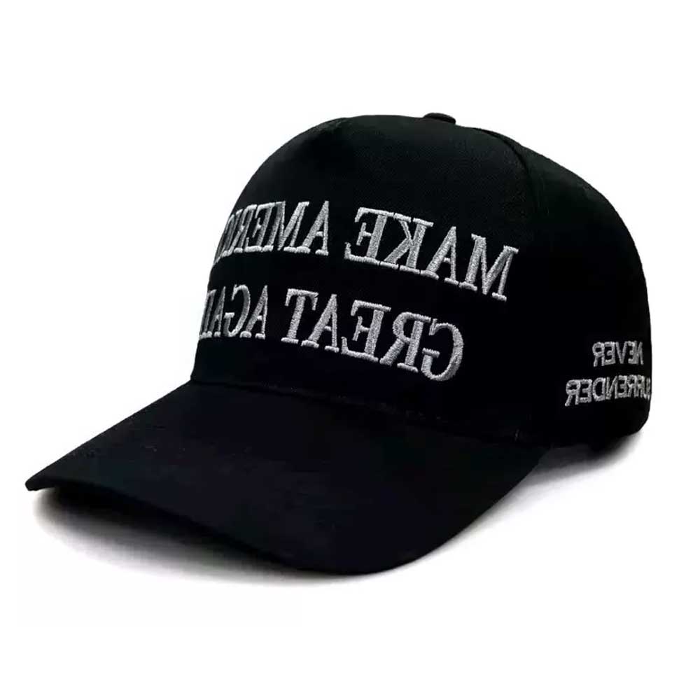 Black MAGA Hat Elon musk 2024 Trump Hat Make America Great Again Hat Baseball Cap