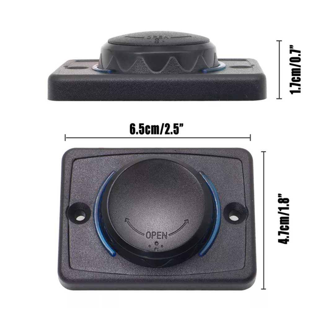 Dual QC3.0 USB Port Car Fast Charger 3.1A 12/24V Socket Outlet Panel Car Caravan RV