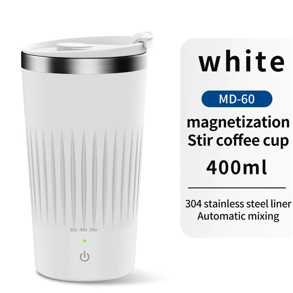 400ml Self Stirring Mug – Auto Mixing Electric Cup for Coffee, Tea, Protein Shakes & Beer