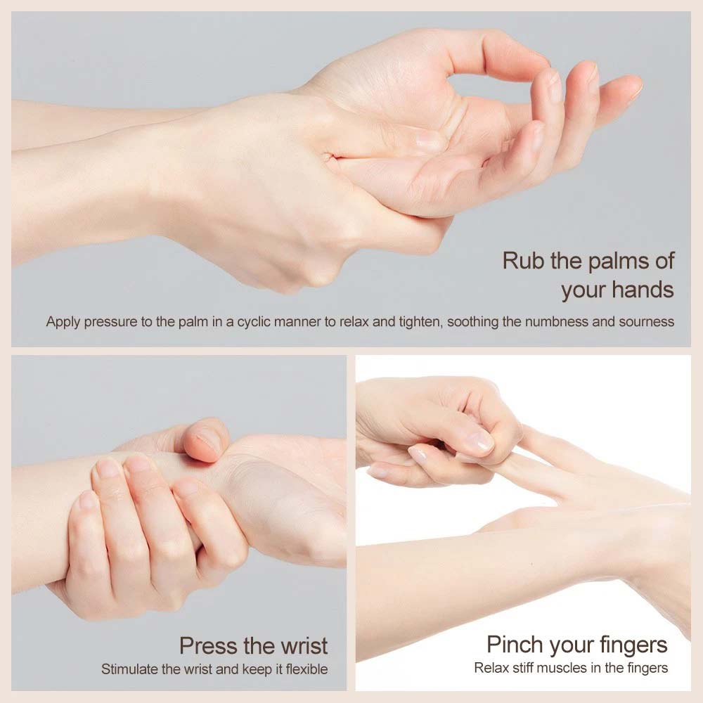 Cordless Hand Massager with Heat & Compression - for Arthritis & Carpal Tunnel