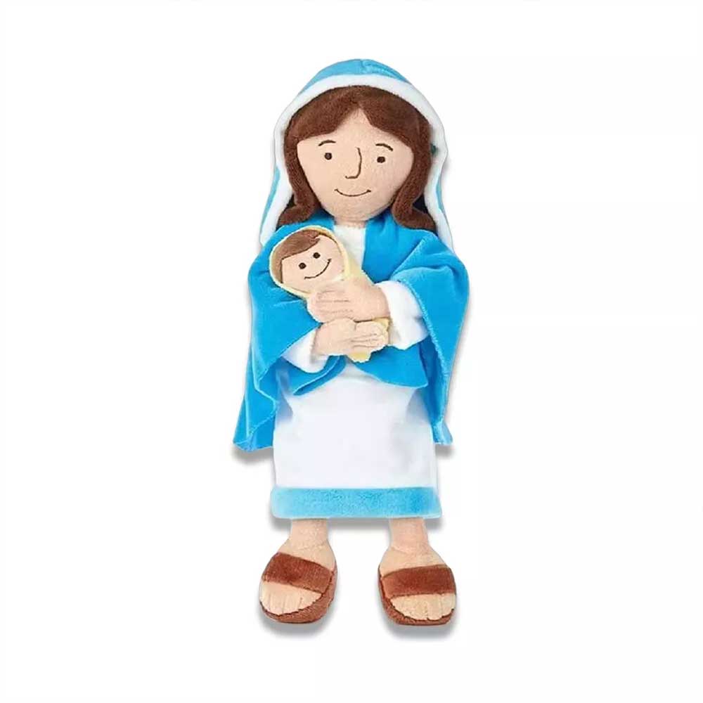 Jesus Plush Doll - Religious Stuffed Toy for Kids, Easter Gift, Christening Present