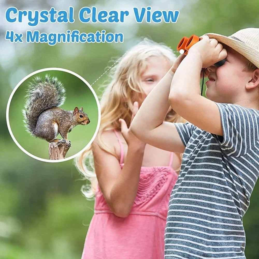 4x30 Mini Binoculars – Adjustable Lightweight for Bird Watching & Outdoor
