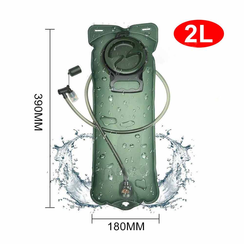 2/3L Water Bladder Bag Hydration System Camping Hiking Cycling Backpack