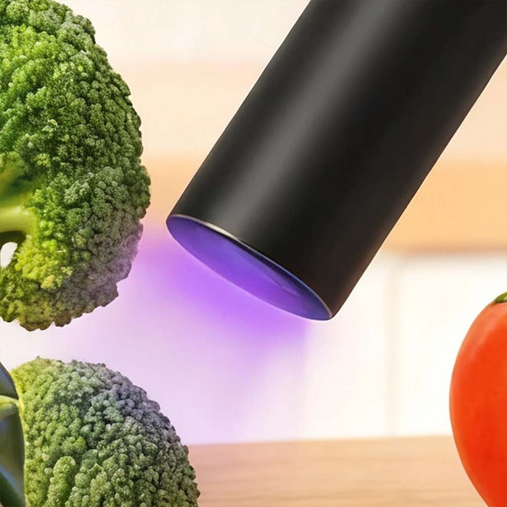 UV Black Light Flashlight – Portable UV Flashlight for Vegetable & Produce Detector