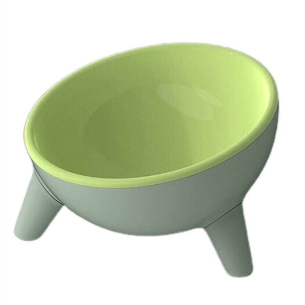 Feeder Raised Cat Bowl Pet Bowl Elevated Dog Bowls 15°Tilted Pet Water Bowl