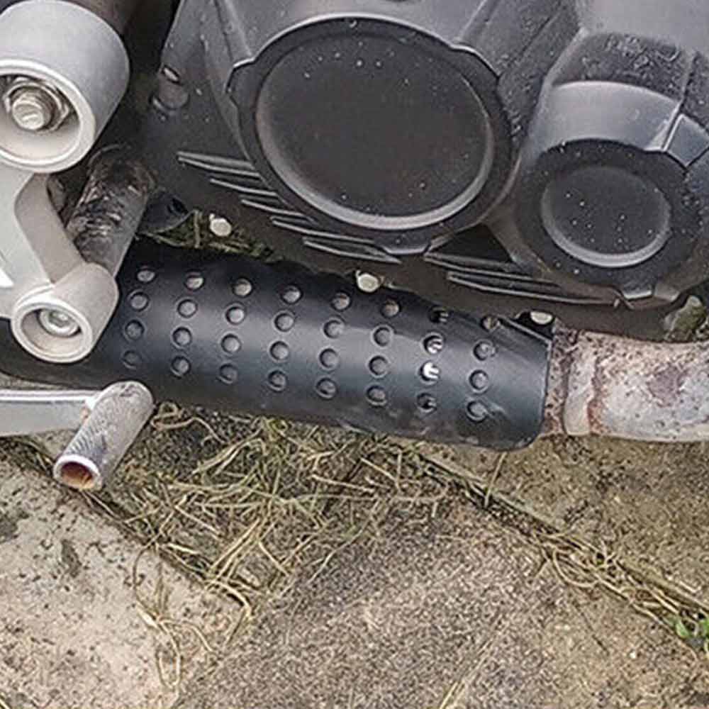 Motorcycle Exhaust Pipe Protector Heat Shield Cover Guard Muffler Pipe Anti-scal