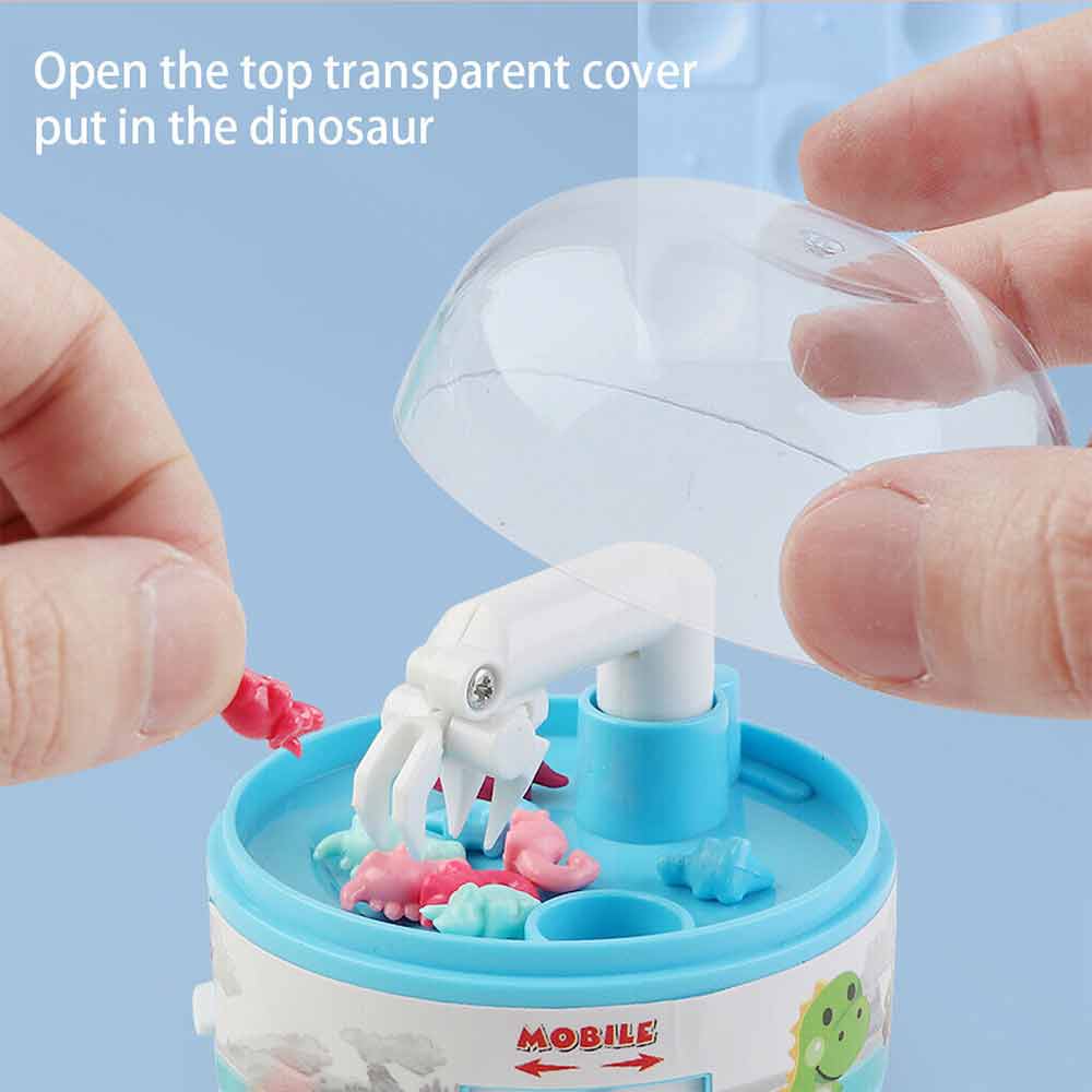 Mini Claw Machine Toys Creative Cute Grabbing dinosaur for Kids Birthday Gift