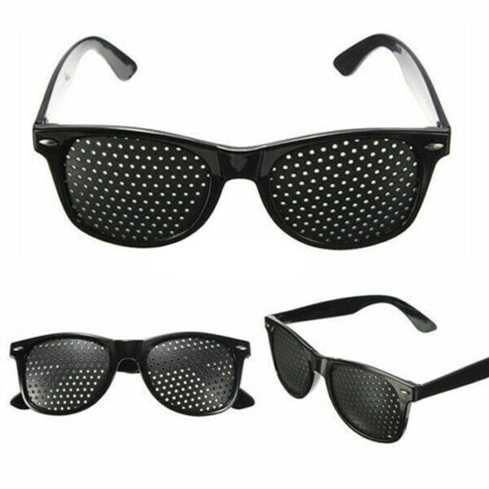 2 Pairs Pinhole Glasses – Anti-Fatigue Stenopeic Eyewear for Natural Vision Improvement & Eye Relaxation