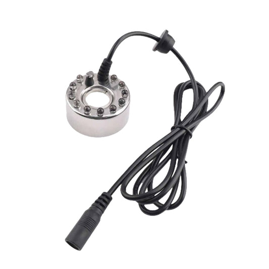 12 LED Fogger Mist Maker Fountain Mister Air Humidifier Fish Aquarium Rockery without Adapter